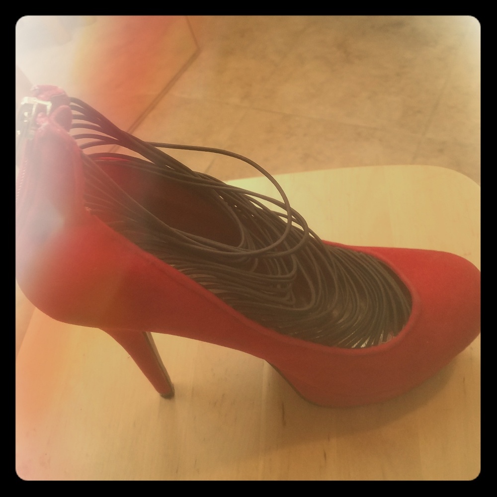 Hot red pumps